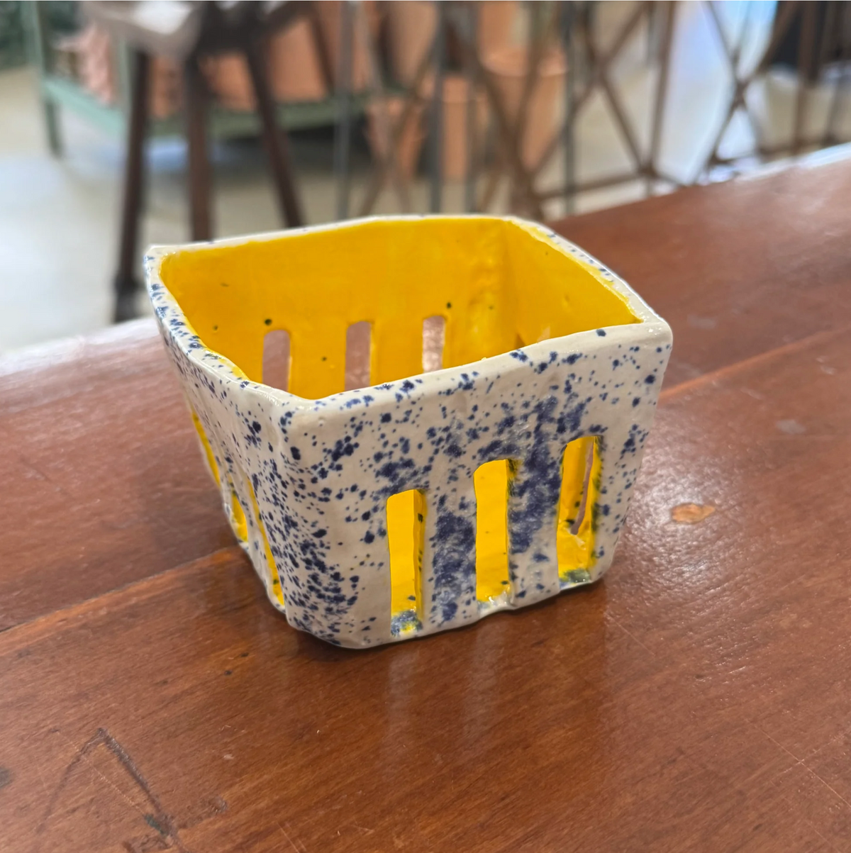 Sienna Handmade Ceramic Berry Basket River Road Ceramics