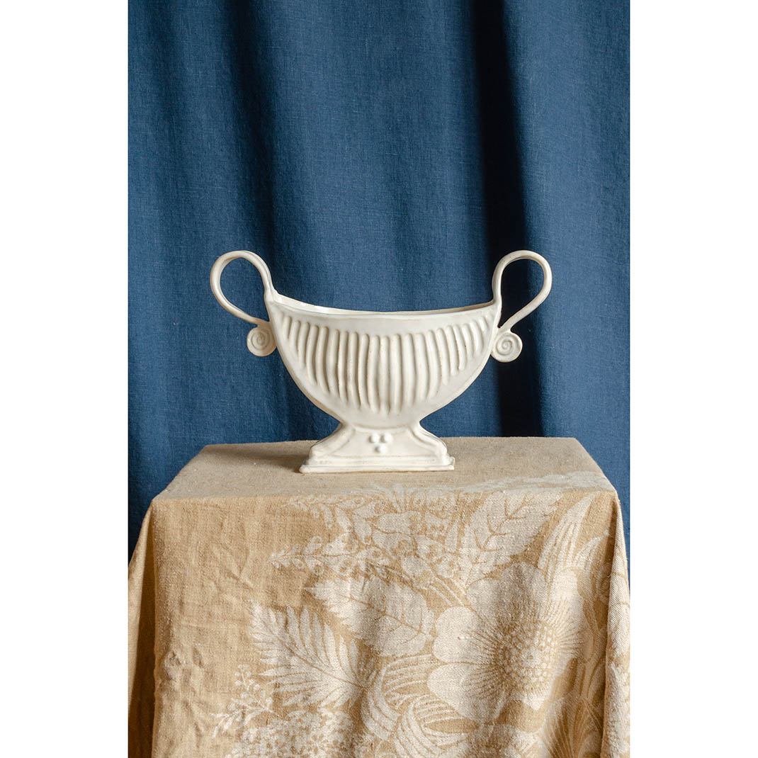 Kantharos Vase with Built-In Flower Frog