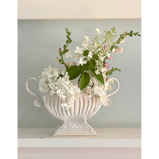Kantharos Vase with Built-In Flower Frog