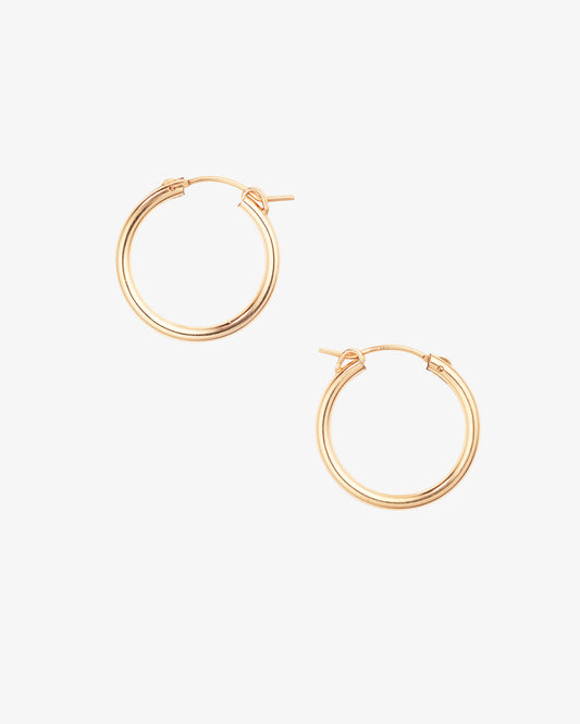 #22 Gold Hoop Earring