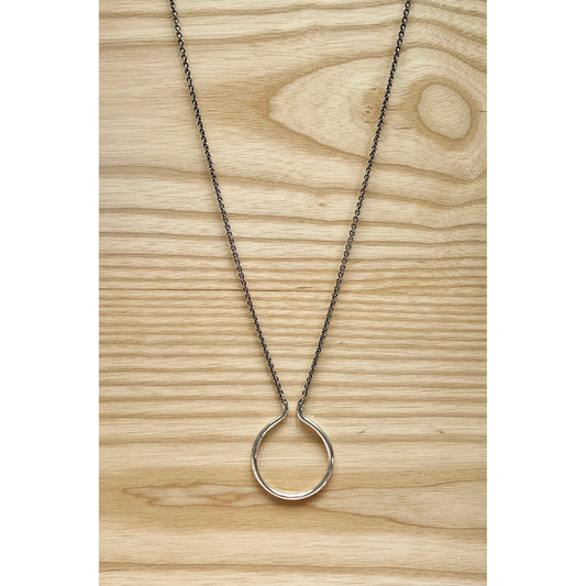 Sterling Silver Loop Necklace