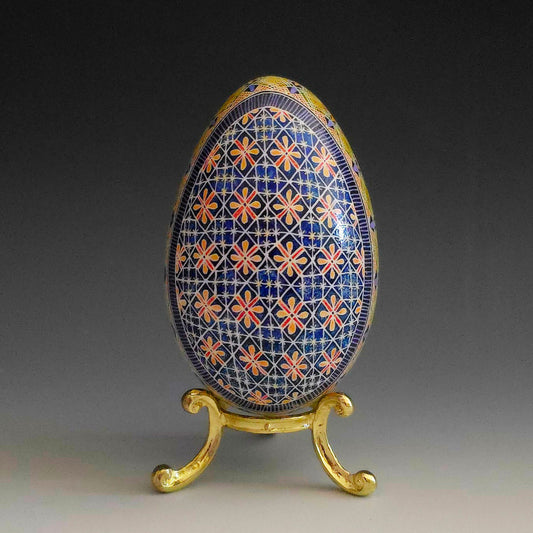 "Tiffany" Hand painted Goose Egg