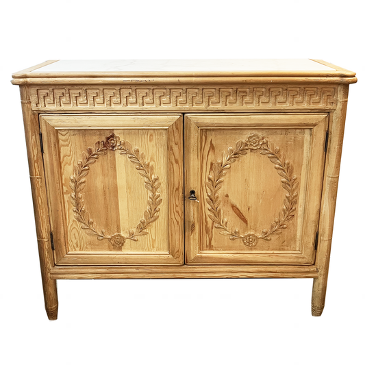 Treillage / John Rosselli Pine Cabinet