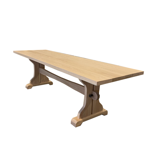 Red Oak Trestle Table