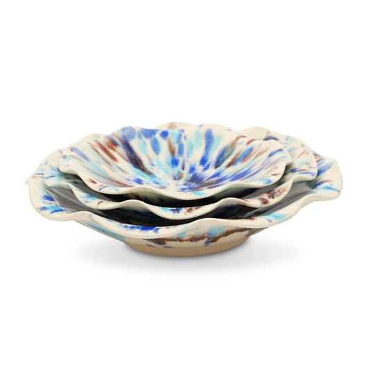 Ruffle Nesting Trays - Set of 3