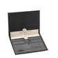 Folded Card Wallet in Embossed Leather - Bernard Maisner Butterfly