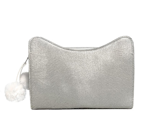 Jeffy Clutch in Glimmering White Pony