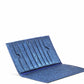 Folded Long Wallet in Ocean Metallic Leather