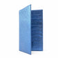 Folded Long Wallet in Ocean Metallic Leather