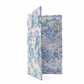 Folded Long Wallet in Watercolor Floral Suede