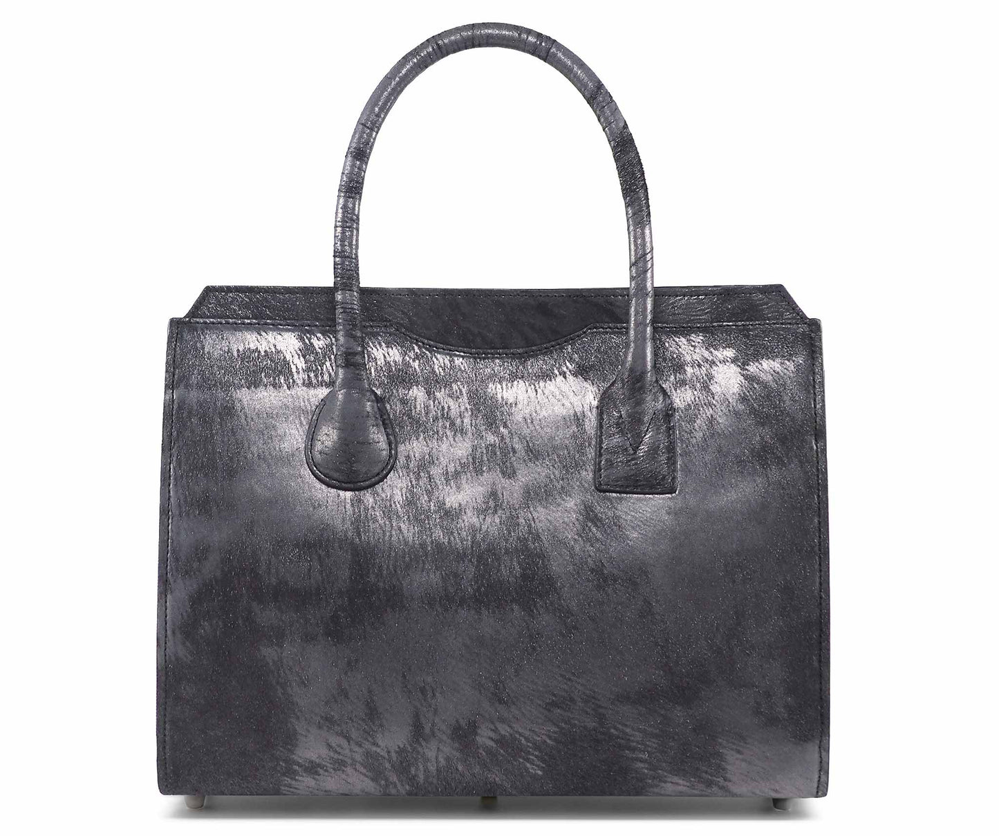 Highline 130 Pony-Hair Handbag in Vintage Gunmetal
