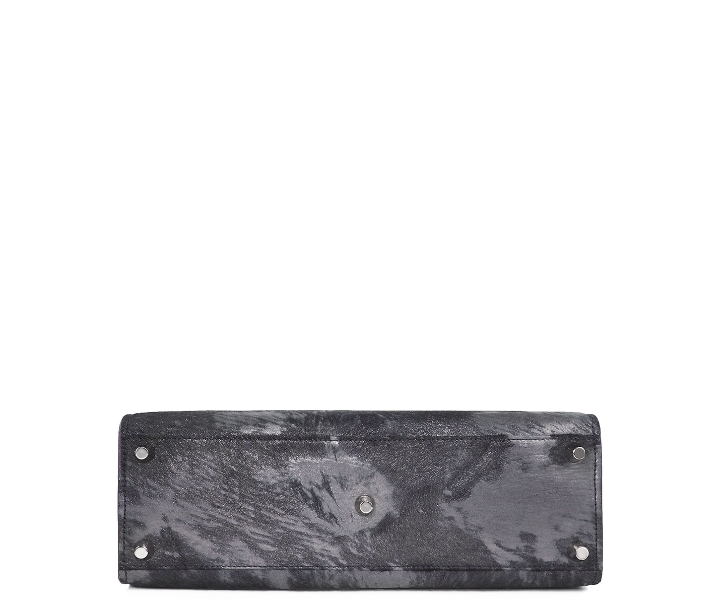 Highline 130 Pony-Hair Handbag in Vintage Gunmetal