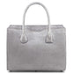Highline 130 Pony-Hair Handbag in Glimmering Silver White