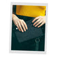 Highline Pouch in Sparkling Black Caviar-Coated Lambskin