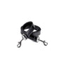 Long Strap in Smooth Black Leather