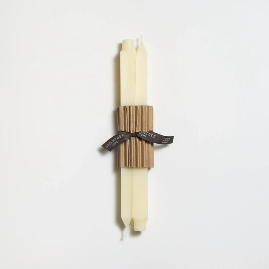12" Square Tapers: Cream
