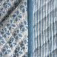 Reversible Baby Blanket in Blue