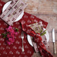 Printed Mix & Match Holiday Napkins (Set of 4) | Pink Flame