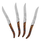 Tortoise Shell 4-Piece Steak Knife Set