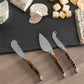 3-Piece Tortoise Shell Cheese Knife Set