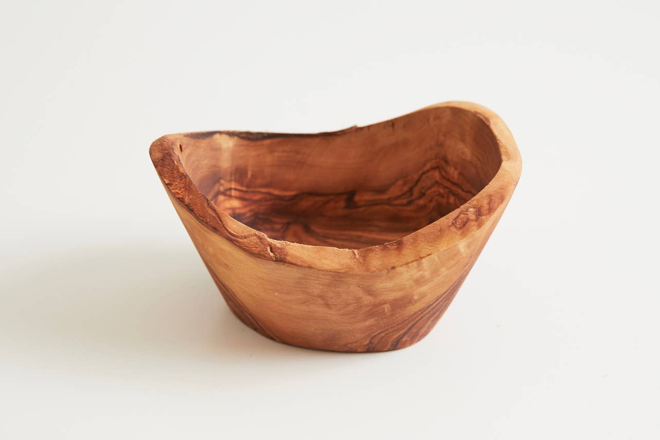 Italian Olive Wood Serving Bowl - Small