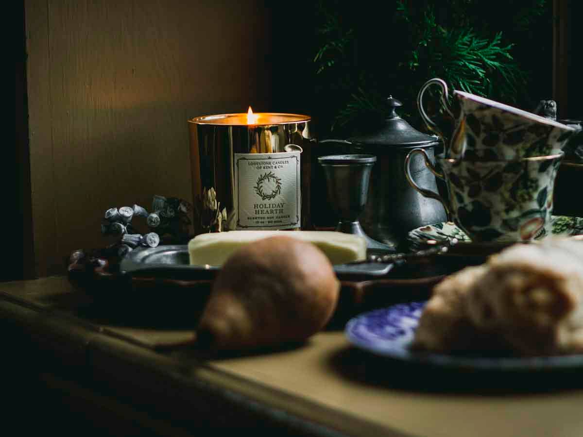 Holiday Hearth I Luxury Soy Candle