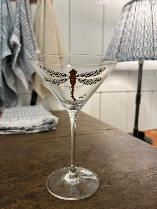Papineau - Martini Coupes with Dragonflies