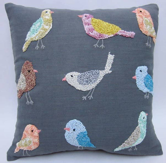 Pillow Applique/Embo 16" Knotty Birds