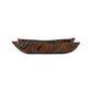Dark Slate Gray Marbleized Leather Tray - Taupe, Jade & Grey Shandell's