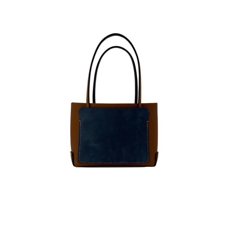 Blue Suede Handbag Mini