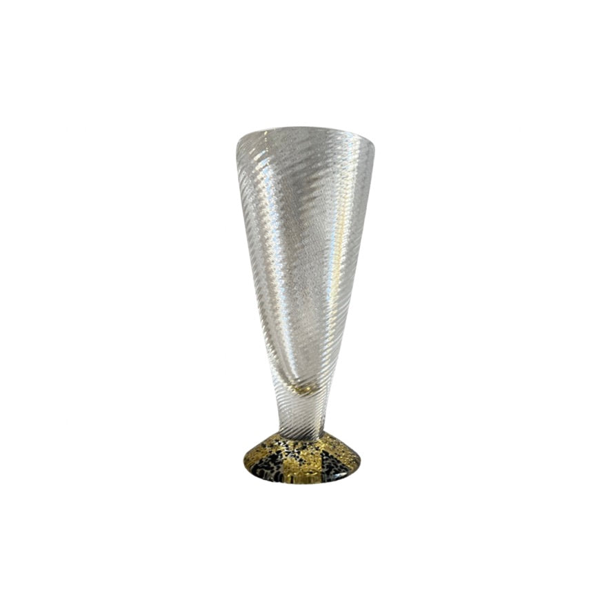 Dark Gray Wine Cup - Gold with Black Tom Stoenner