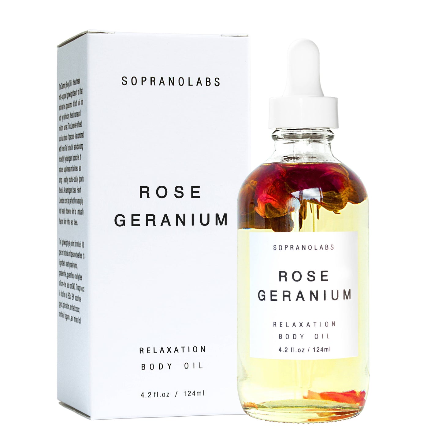 Rose Geranium Body Oil. SPA Gift for her