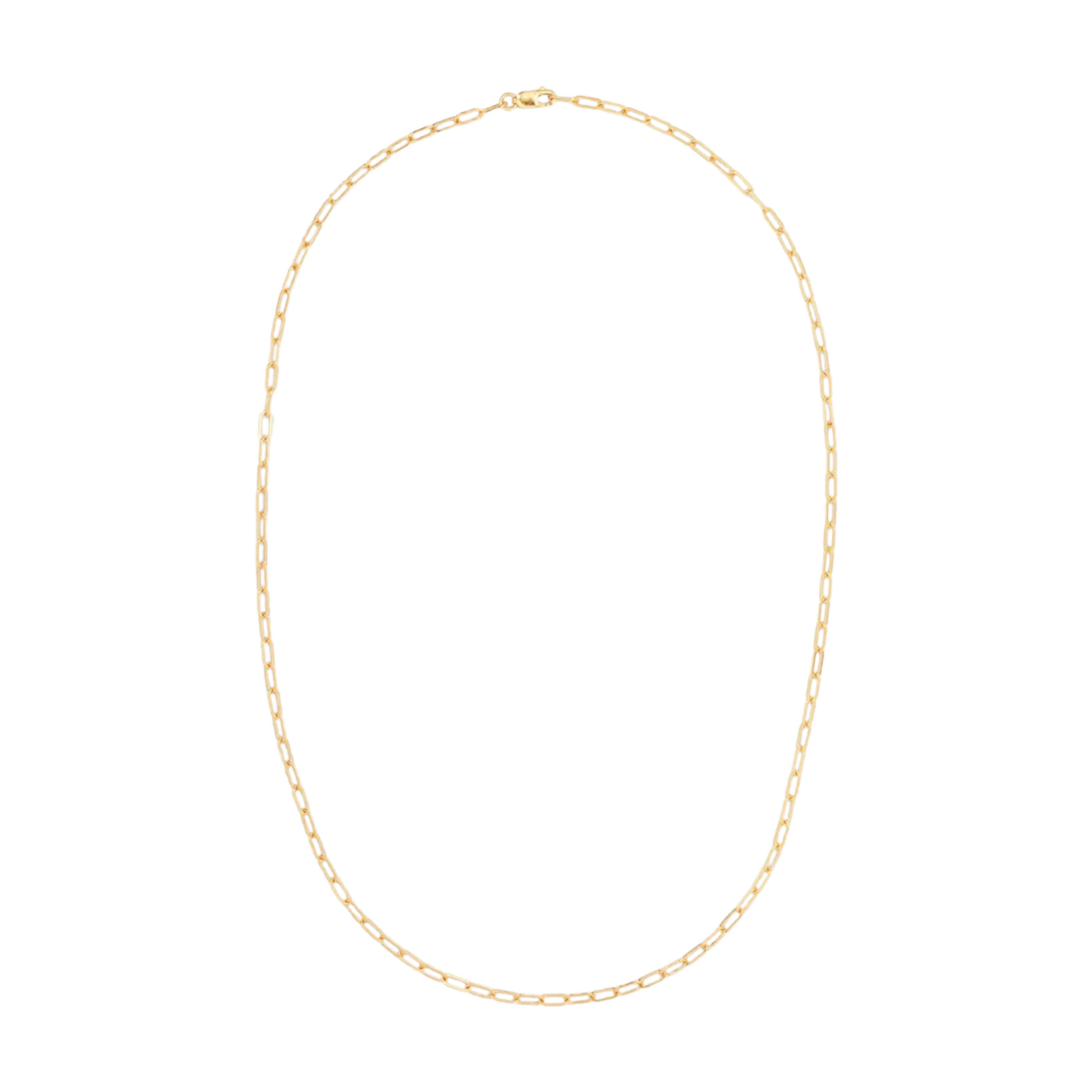 Bisque Small Drawn Chain Necklace Adelaide Harris