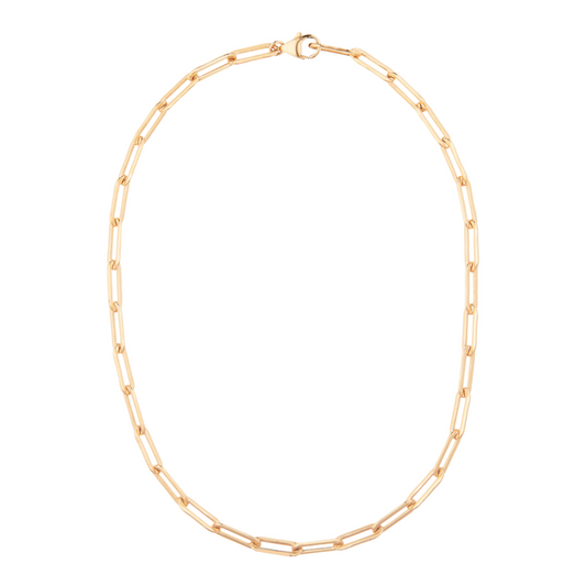 Wheat Extra Large Drawn Chain Necklace Adelaide Harris