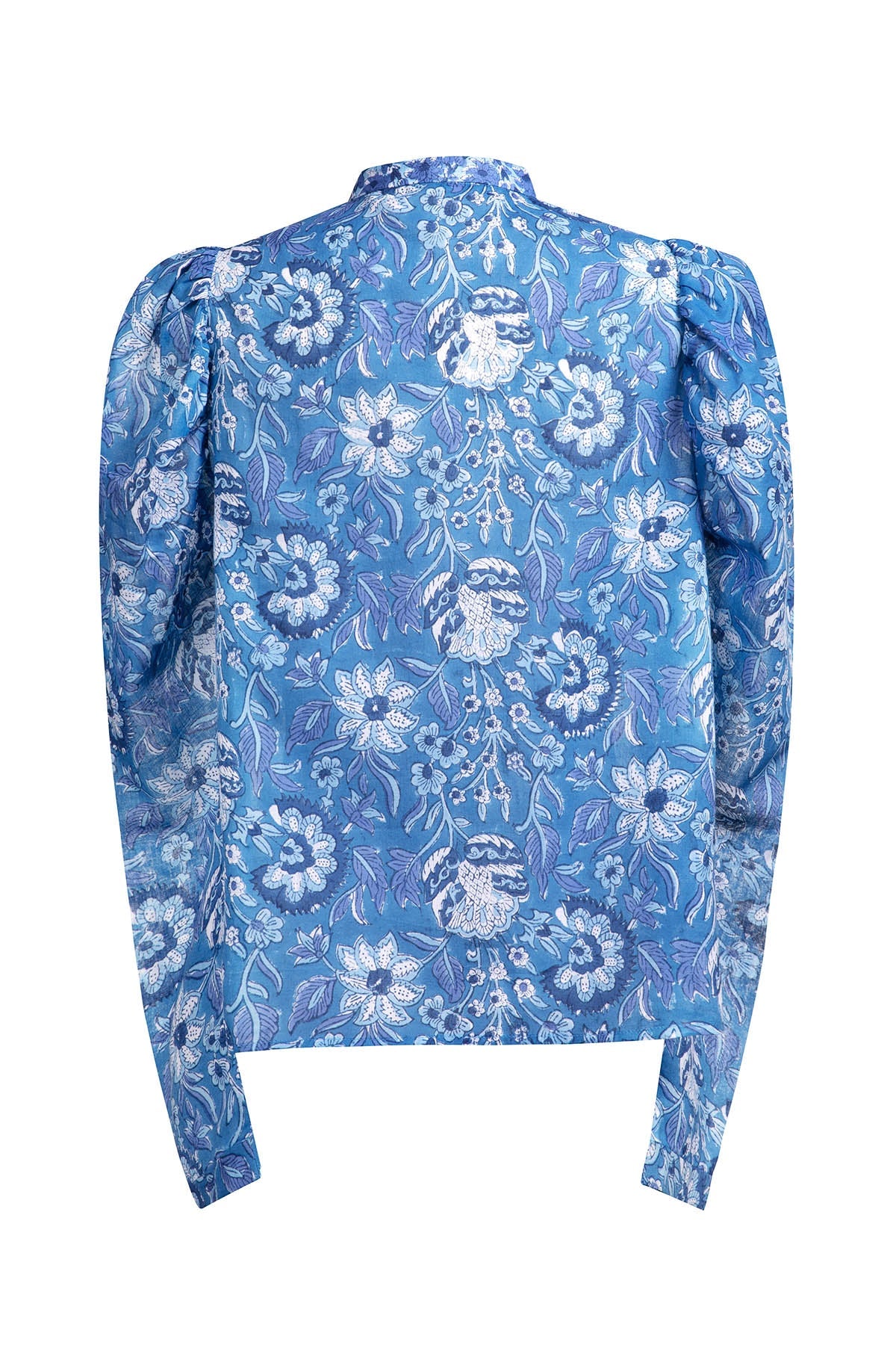 Steel Blue Annabel Shirt - Lupine Blue Alix of Bohemia