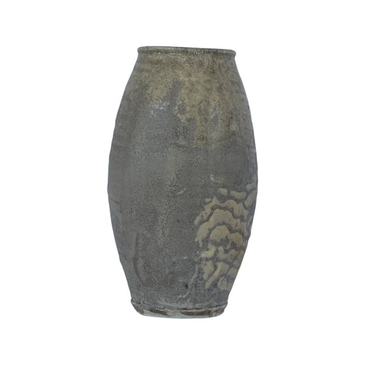 Dim Gray Stone Oval Vase Daniel Bellow