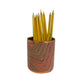 Sienna Pencil Cup - Red Marble Shandell's