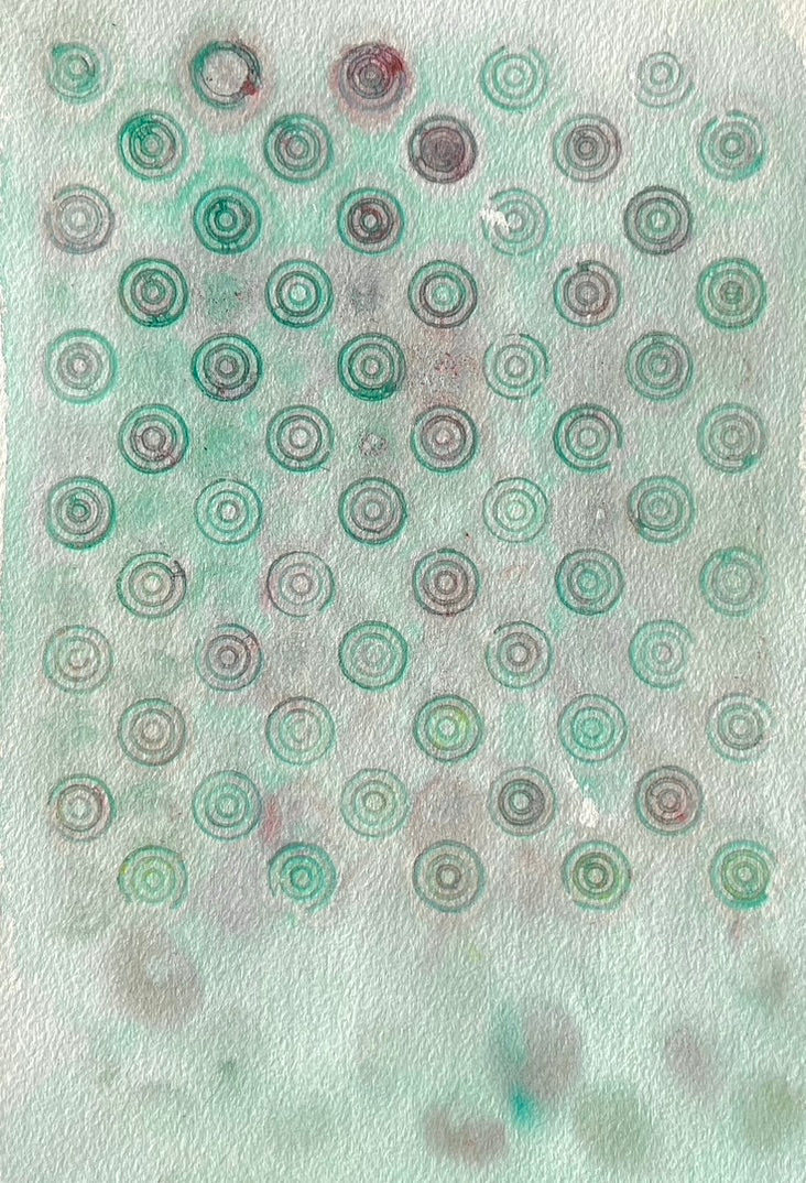 Gray "Dots" in Mint Hilary Cooper