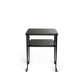 Dark Slate Gray Two Tier Green Marble Table with Brass Feet Joseph Stannard