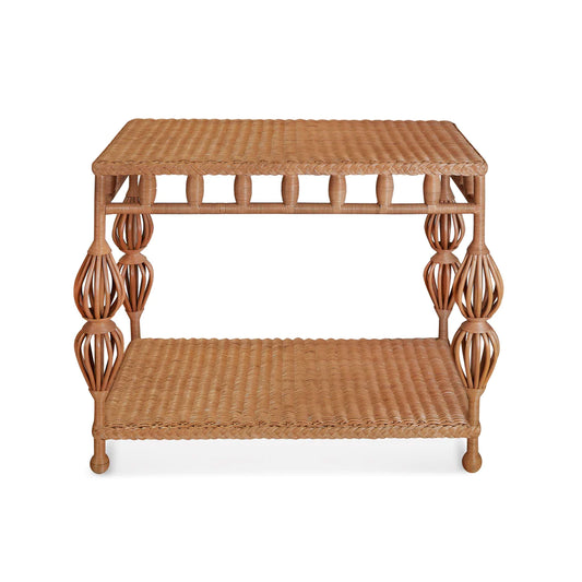 Kenan Wicker Side Table