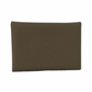 Dark Olive Green Envelope Clutch - Grey Leitz Leather
