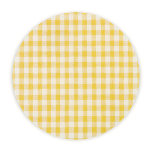 Pale Goldenrod Wadsworth Yellow Gingham Placemat Proper Table Co.