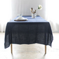 Dark Slate Gray Linen Tablecloth - Navy Blue Celina Mancurti