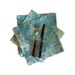 Dim Gray Dinner Napkins - Turquoise & Gold Splatter (Set of 4) Shandell's