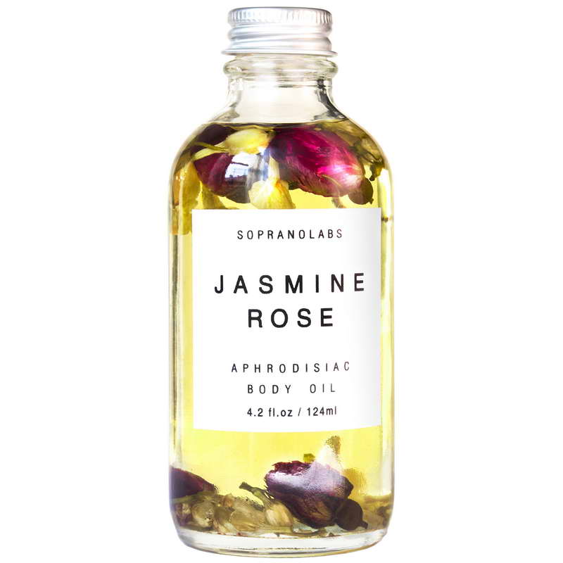 Antique White Jasmine & Rose Sensual Body Oil Soprano Labs