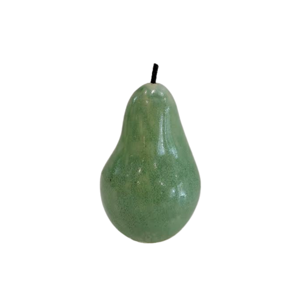 Dim Gray Green Ceramic Pear SOUBY