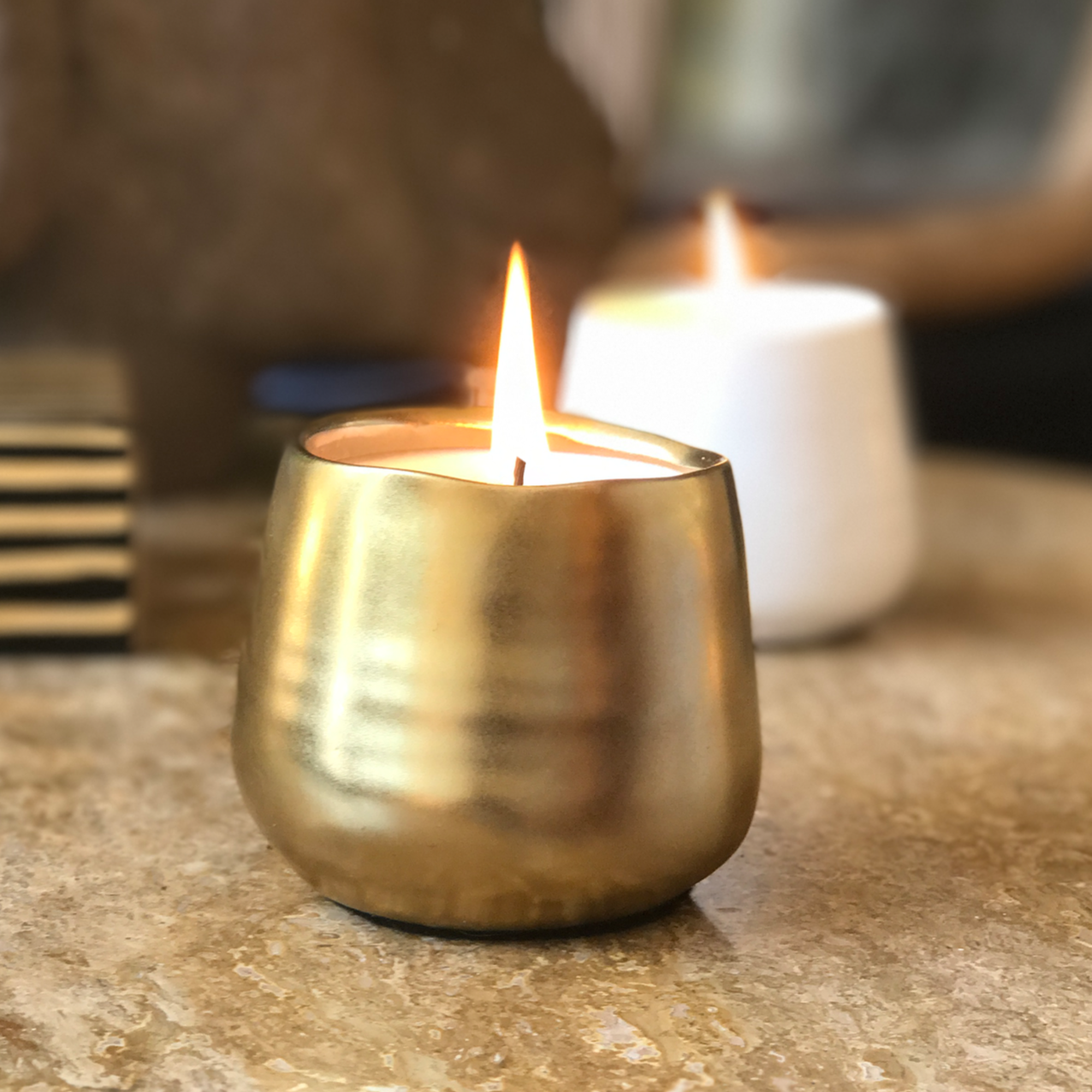 Ember  Wooden Wick Hand-Poured Soy Candle - Namai Home