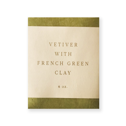 Wheat Vetiver with French Green Clay Soap Saipua