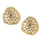 Tan Lotus Pod Clip Earring Janet Mavec