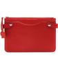Firebrick Highline Pouch in Red Lambskin OM NYC